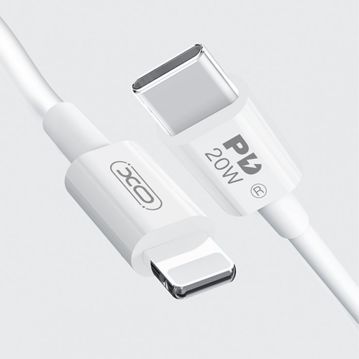 Imagine Cablu USB type C la Lightning 20W 1m Alb, XO NB-Q189A