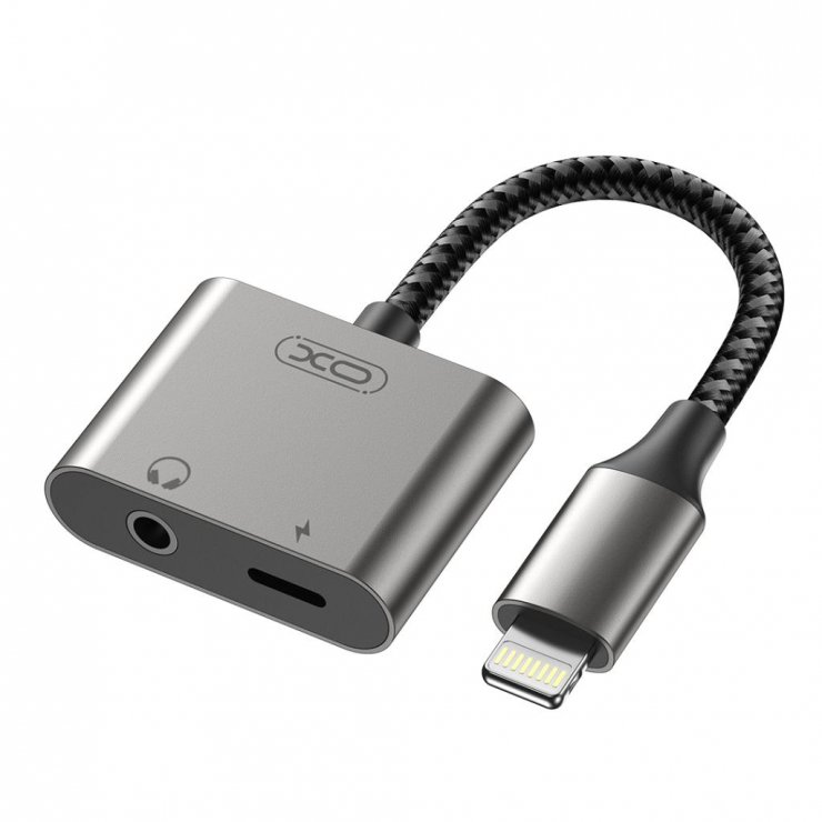 Imagine Adaptor Lightning la jack stereo 3.5mm + Lightning T-M, XO NB-R258B