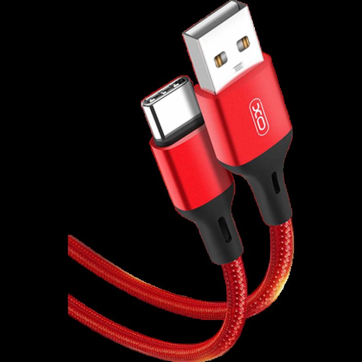 Imagine Cablu USB-A la USB type C 2A 2m Rosu, XO NB143