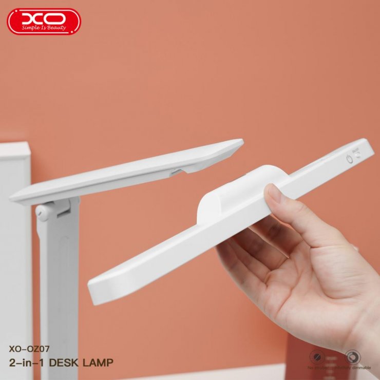 Imagine Lampa cu montare perete/birou + stand Alb, XO OZ07