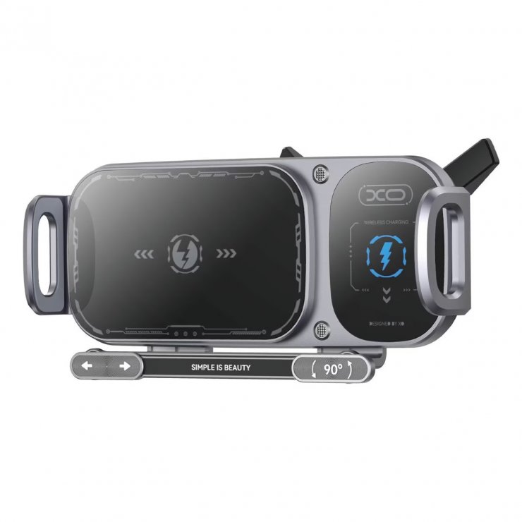 Imagine Suport auto wireless pentru smartphone/tableta 15W, XO WX042