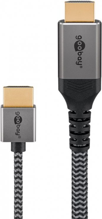 Imagine Cablu Slim High Speed HDMI 4K60Hz T-T 5m brodat, Goobay G75755