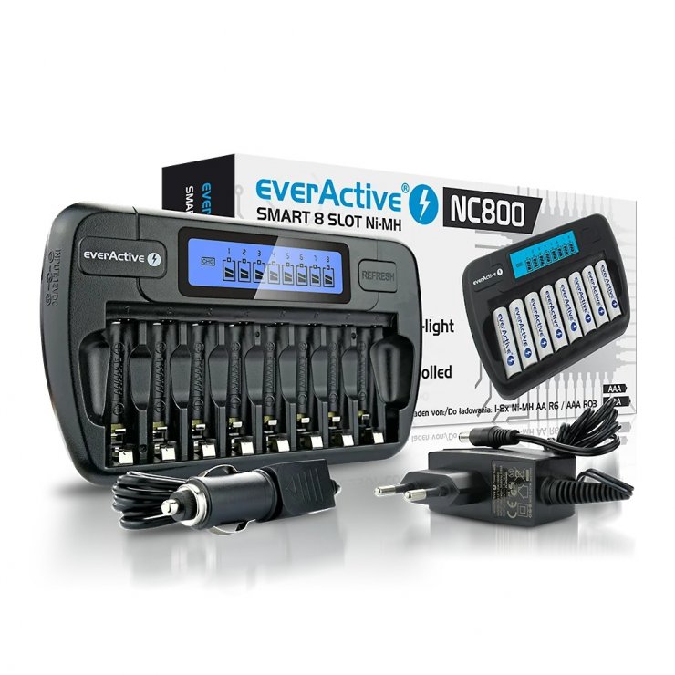Imagine Incarcator pentru 6 acumulatori AA/AAA, NC800