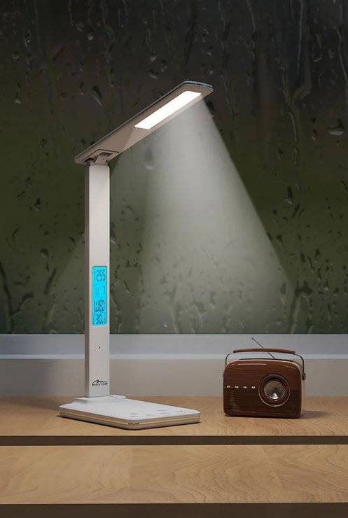 Imagine Lampa LED pentru birou cu incarcare wireless Alb, MT222