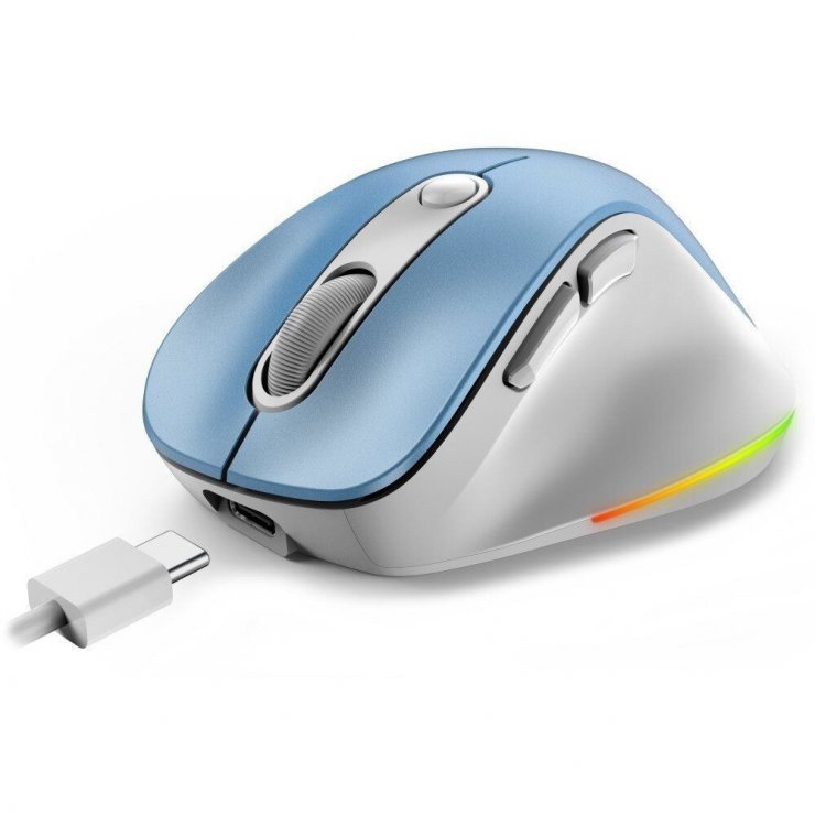 Imagine Mouse wireless/bluetooth Ergo 9000S Albastru, Genius