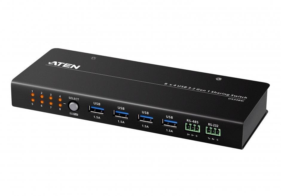Imagine Sharing Switch 8 x 4 USB 3.2 Gen1, ATEN US3384i