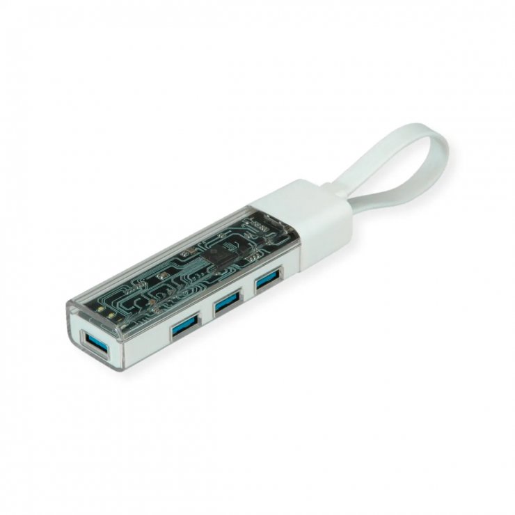 Imagine HUB USB 3.2 Gen1 A+C la 4 x USB-A Alb, Roline 14.02.5062