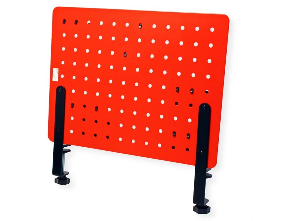 Imagine Panou perforat 420x477mm cu prindere masa Rosu, Value 17.99.0099*