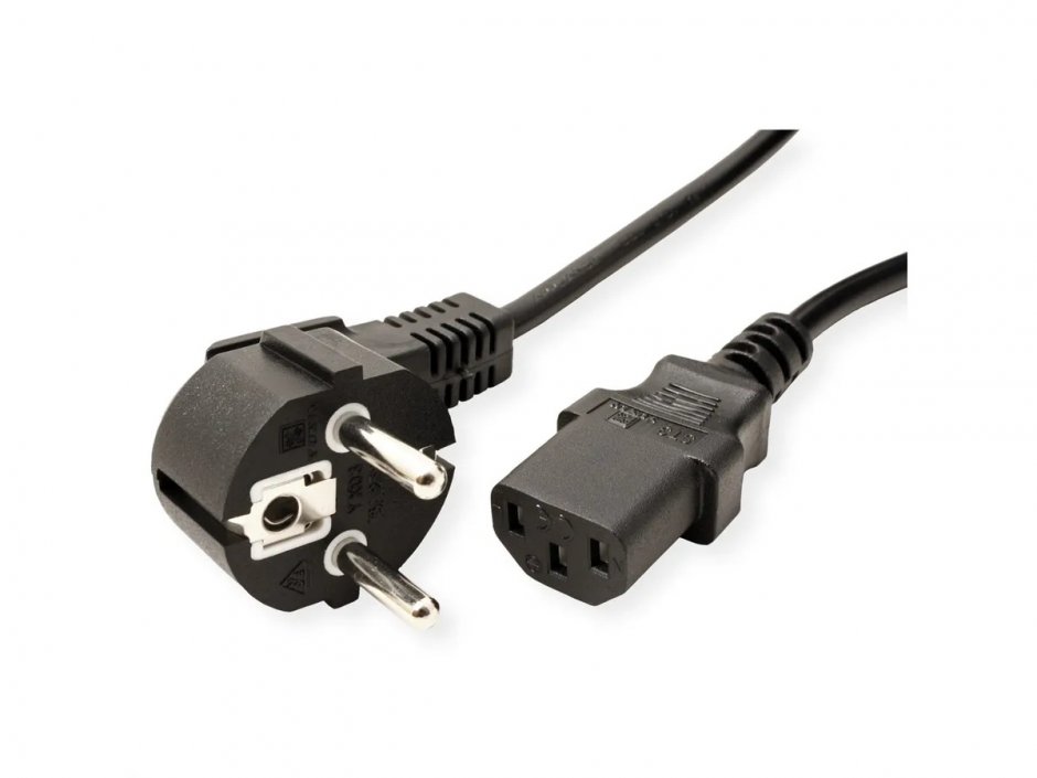 Imagine Cablu de alimentare PC C13 3m Negru, Value 19.99.1025