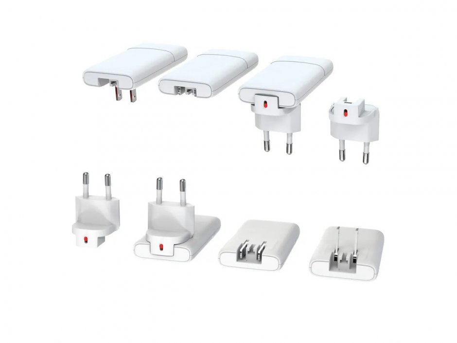 Imagine Incarcator priza USB-A + USB-C 65W Alb, Value 19.99.1112