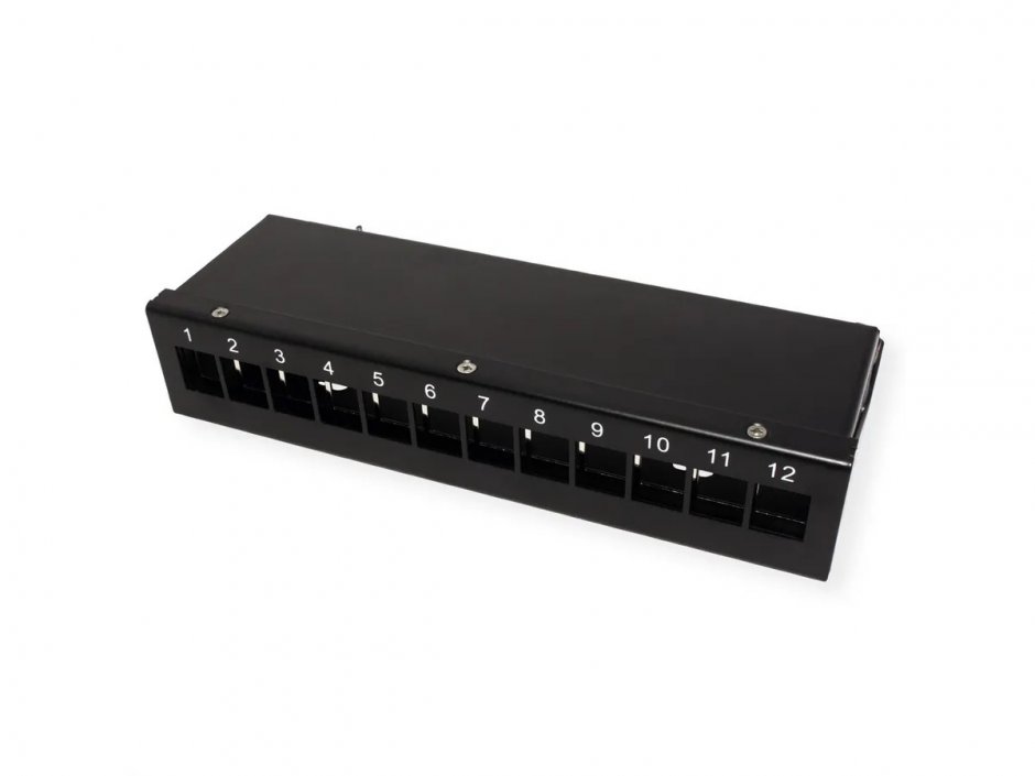 Imagine Carcasa pentru keystone 12 porturi Negru, Value 26.99.0332