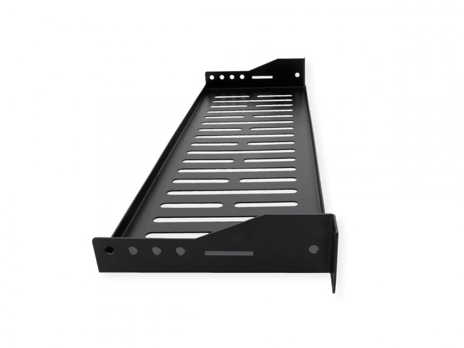 Imagine Sertar fix 440x150mm, max. 10kg 1U pentru cabinet 19" Negru, Value 26.99.0427