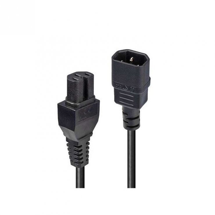 Imagine Cablu alimentare C14 la C15 Hot Condition 5m, Lindy L30403