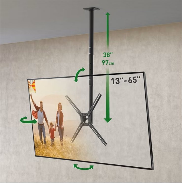 Imagine Suport TV 29-55" cu montare tavan, Barkan 3500B.B