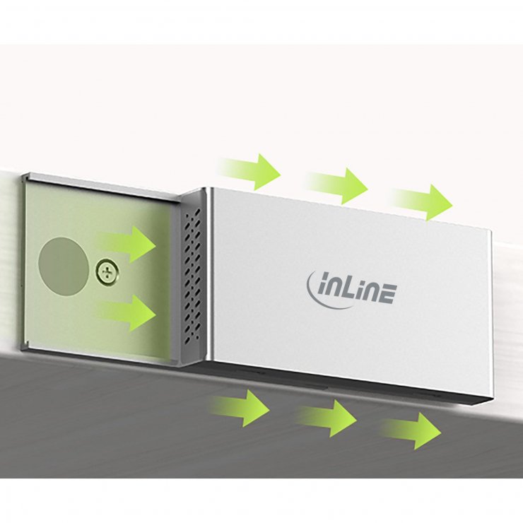 Imagine HUB magnetic USB type C 10Gb/s la 2 x USB-C + 2 x USB-A Aluminiu, InLine IL35395M