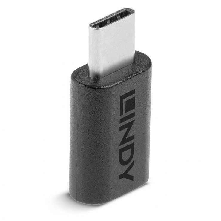 Imagine Adaptor micro USB-B 2.0 la USB type C M-T, Lindy L41896*