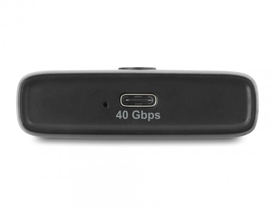 Imagine Rack extern USB Type C 40 Gbps pentru M.2 NVMe PCIe SSD cu fan - tool free, Delock 42034