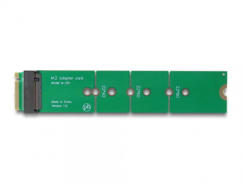 Imagine Extensie/port saver M.2 Key M slot T-M, Delock 64367