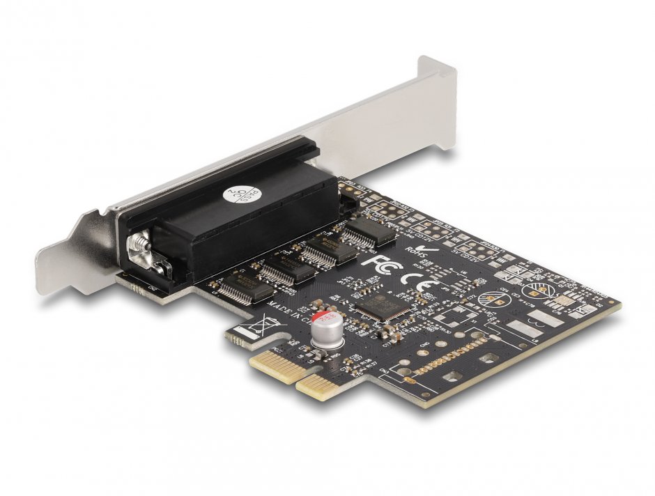 Imagine PCI Express la 4 x Serial RS-232, Delock 66324