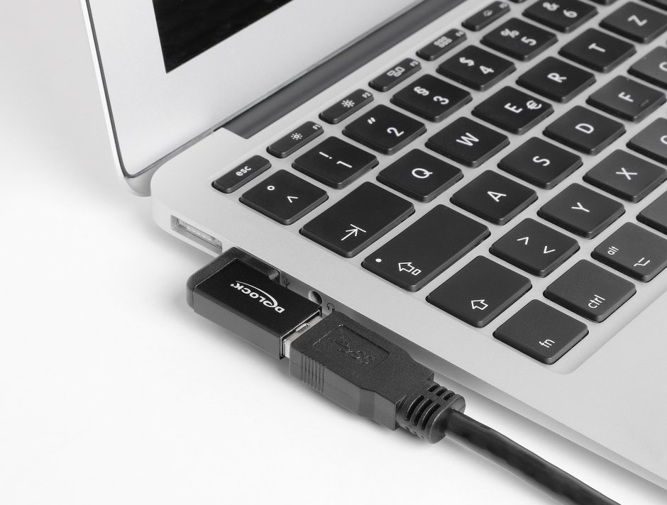 Imagine Adaptor USB-A 10Gbps unghi 90 grade T-M, Delock 67426