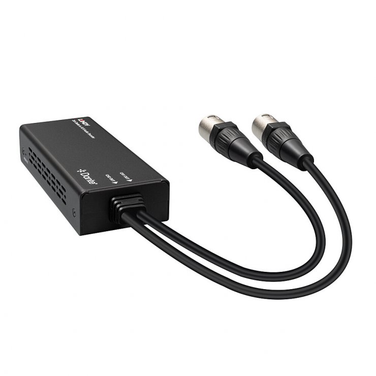 Imagine Decoder audio 2 canale XLR 3 pini la Dante, Lindy L70619