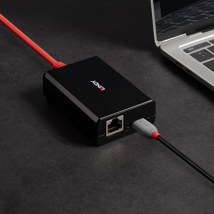 Imagine Multiplicator PoE la USB type C 45W, Lindy L73474