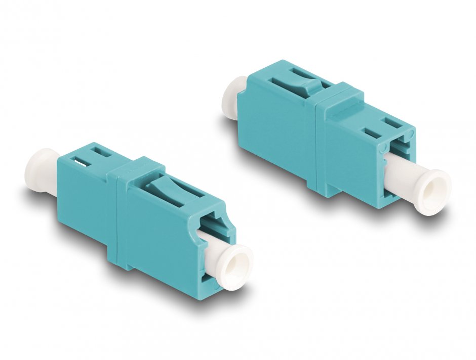 Imagine Cupla fibra optica LC Simplex M-M OM3 aqua, Delock 87987