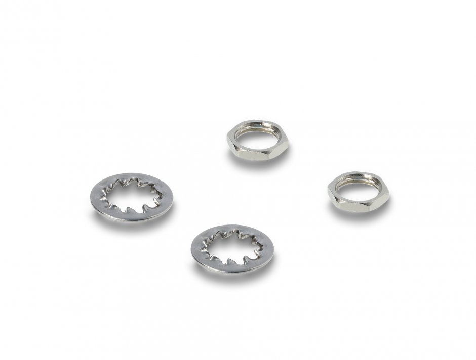 Imagine Adaptor cu filet DC 5.5 x 2.1 mm M-M, Delock 90941