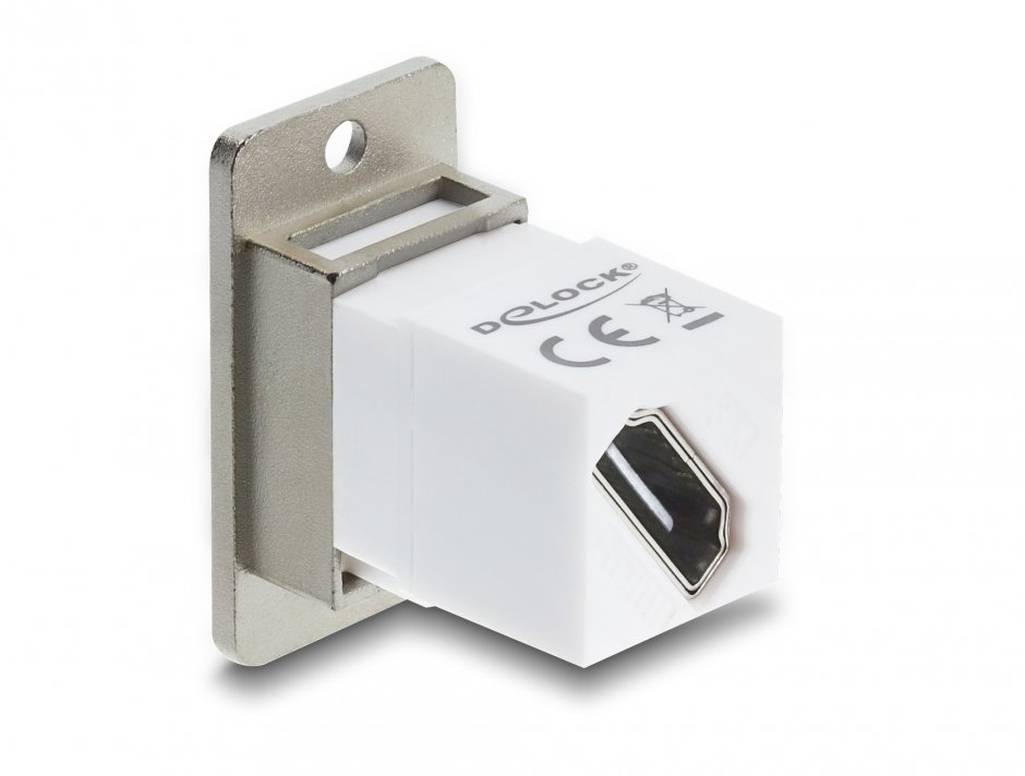 Imagine Modul HDMI M-M 8K60Hz montare panou Alb, Delock 91101