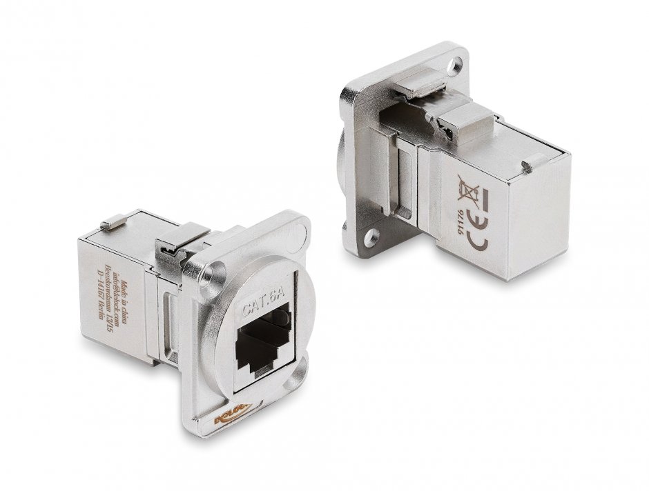 Imagine Modul D-type RJ45 Cat.6A M-M unghi 90 grade, Delock 91176