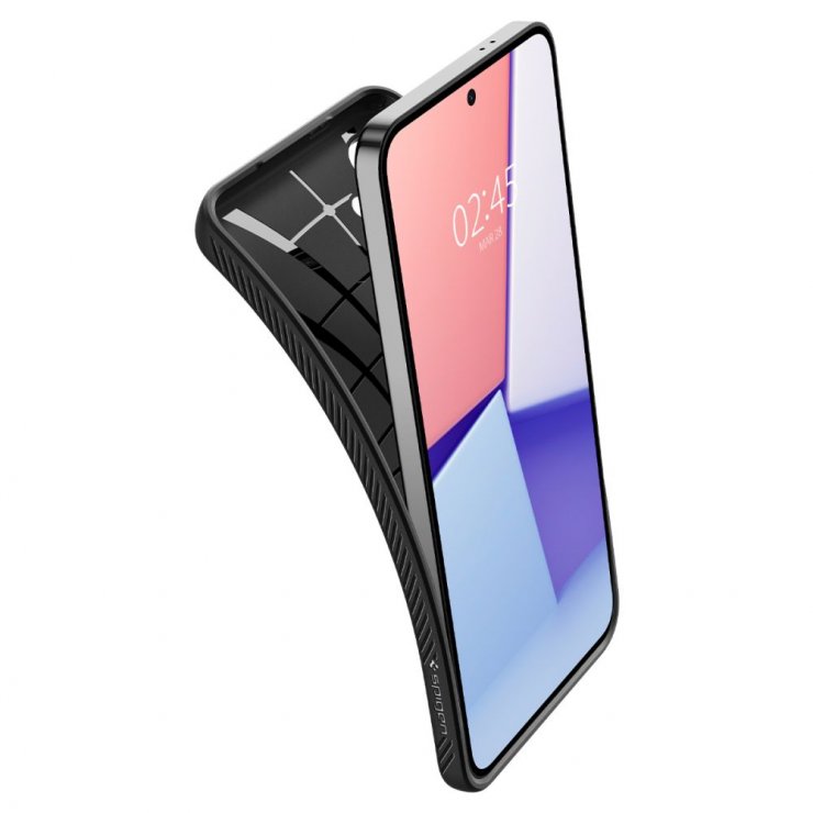 Imagine Husa pentru Samsung Galaxy S24 Matte Negru, Spigen Liquid Air