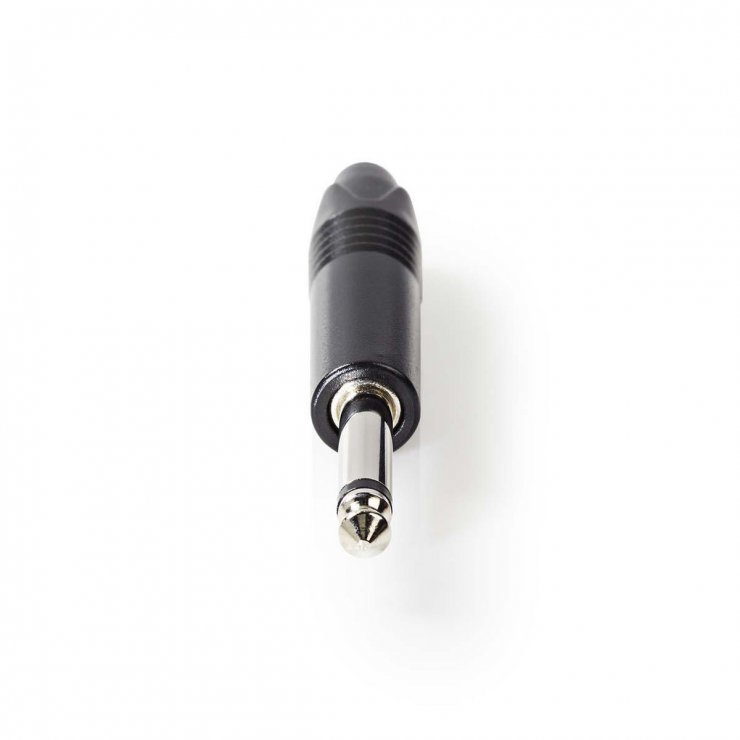 Imagine Conector audio jack mono 6.35mm tata, Nedis COTP23900BK