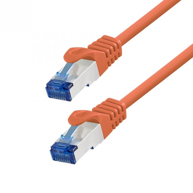 Imagine Cablu de retea RJ45 SFTP cat6A LSOH 5m orange, Logilink CQ3078S