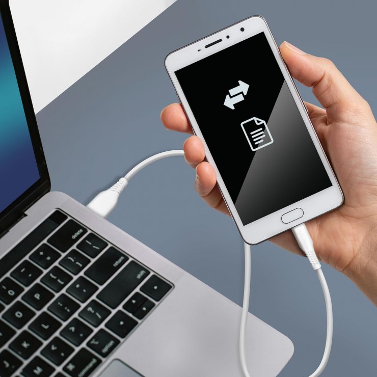 Imagine Cablu USB-A 2.0 la USB type C T-T 0.3m Alb, Logilink CU0250