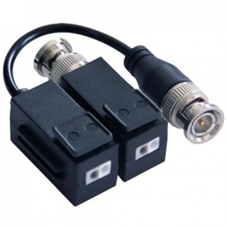 Imagine Set 2 buc video balun pasiv, Hikvision DS-1H18-A