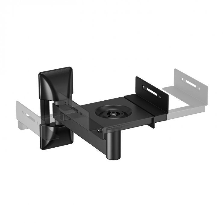 Imagine Set 2 buc suport universal boxe montare perete Negru, Goobay G80404