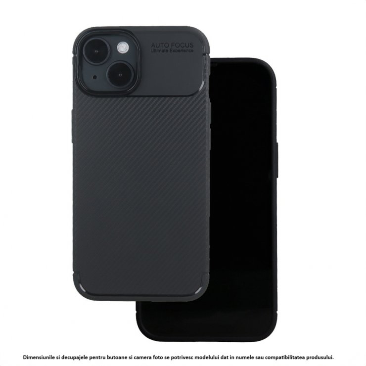 Imagine Husa pentru Samsung Galaxy A36 5G TPU Carbon Black, TFO