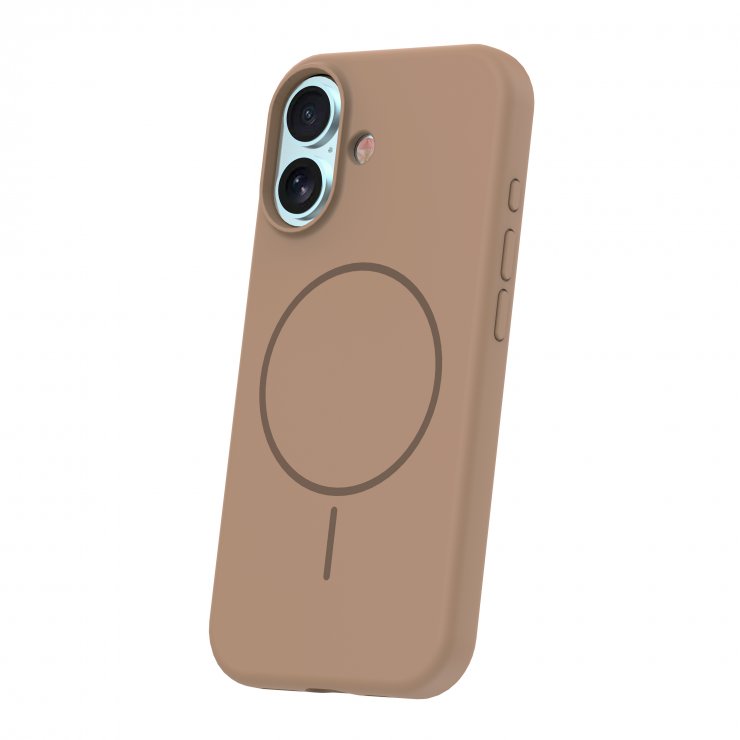 Imagine Husa pentru iPhone 17/ iPhone 18 compatibil MagSafe PC/Silicon Brown, TFO Silicone Thin Mag