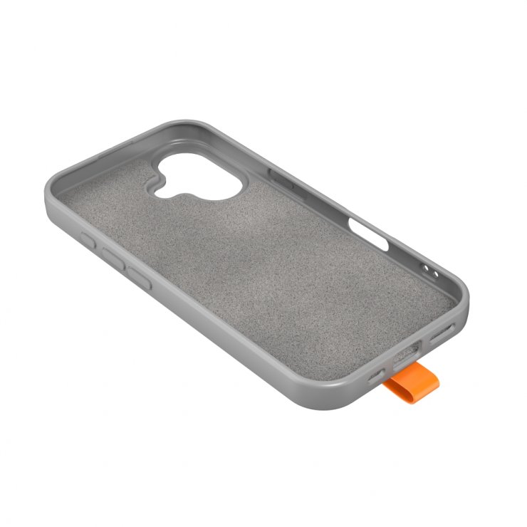 Imagine Husa pentru iPhone 15 compatibil MagSafe TPU Gri, TFO Loop Thin Mag