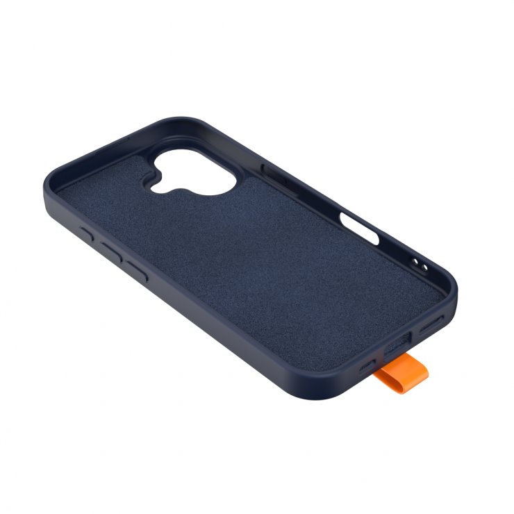 Imagine Husa pentru iPhone 15 compatibil MagSafe TPU Dark Blue, TFO Loop Thin Mag