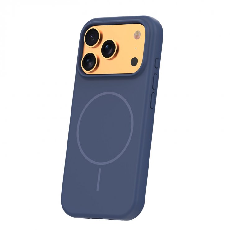 Imagine Husa pentru iPhone 17 Pro Max/ iPhone 18 Pro Max compatibil MagSafe PC/Silicon/TPU Dark Blue, TFO Silicone Thin Mag