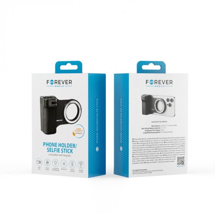 Imagine Suport telefon/selfie stick compatibil MagSafe Negru, PHSS-100