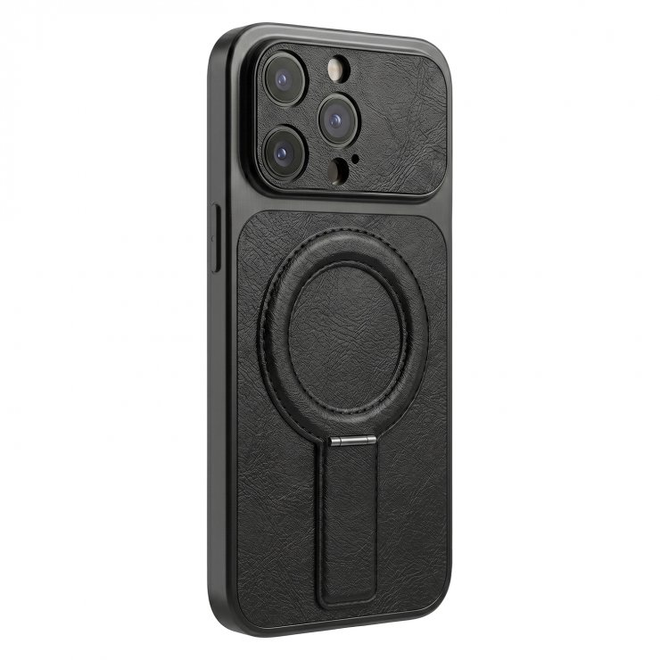 Imagine Husa pentru iPhone 15 compatibil MagSafe PC/TPU Negru, TFO Luxgrip Mag