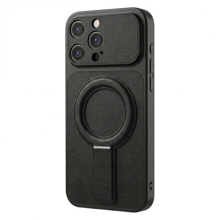 Imagine Husa pentru iPhone 16 Pro Max compatibil MagSafe PC/TPU Negru, TFO Luxgrip Mag