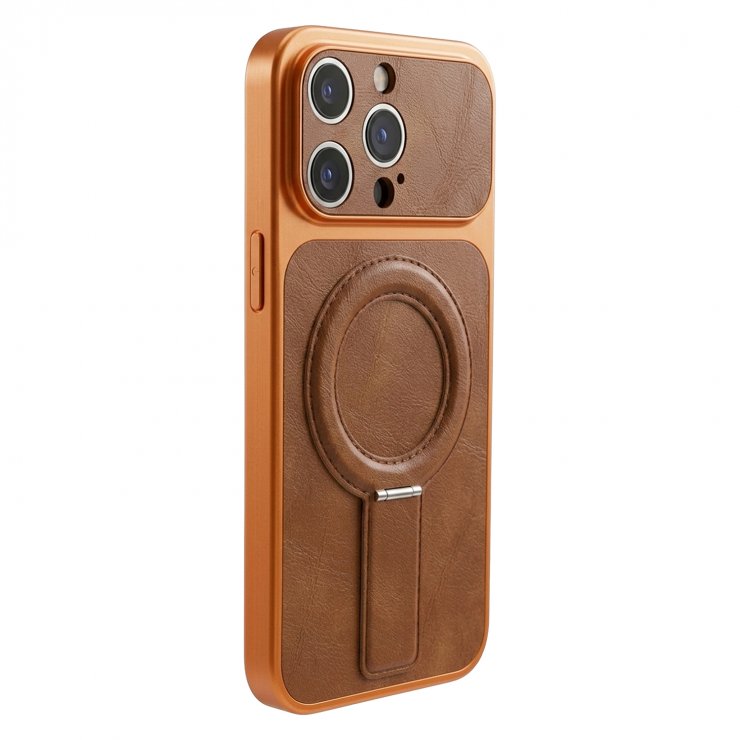 Imagine Husa pentru iPhone 17 Pro compatibil MagSafe PC/TPU Orange, TFO Luxgrip Mag