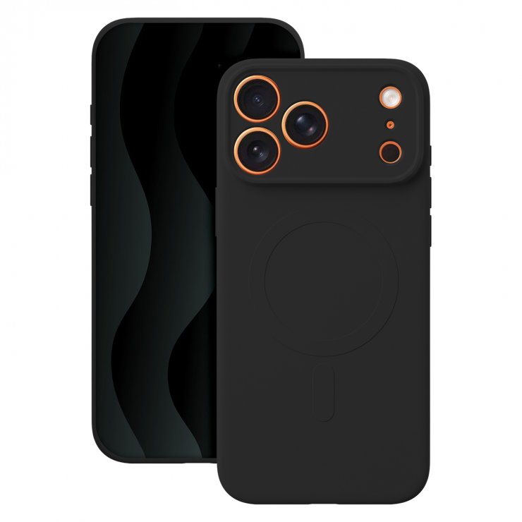 Imagine Husa pentru iPhone 17 Pro Max/iPhone 18 Pro Max compatibil MagSafe Negru, TFO Simple Color Mag