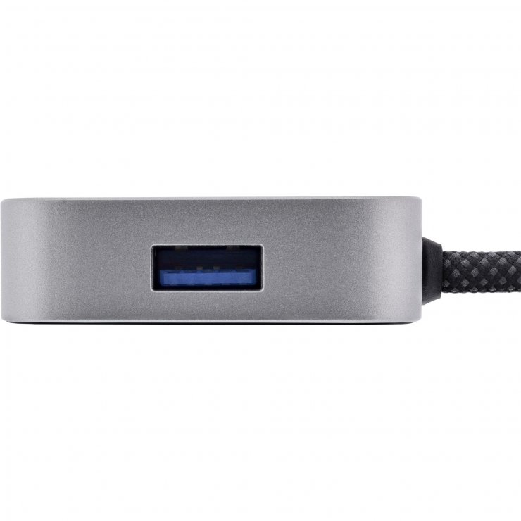 Imagine Cititor amprenta USB-A + HUB USB-A + USB type C 1.5m Silver, InLine IL41360K