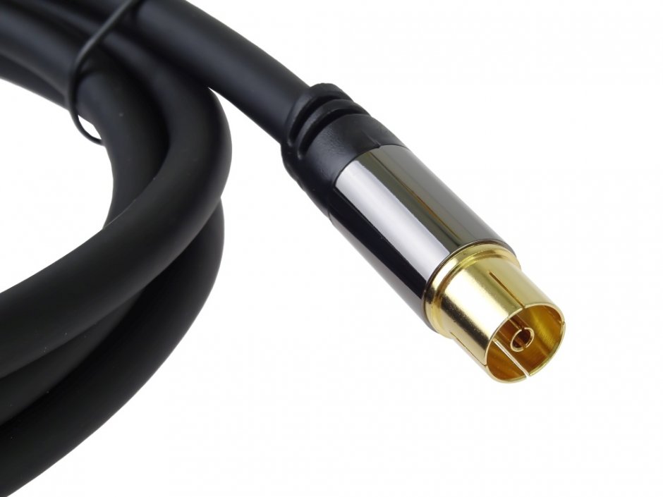 Imagine Cablu prelungitor coaxial antena 75Ohm (135dB) T-M 1.5m, kjqiec015