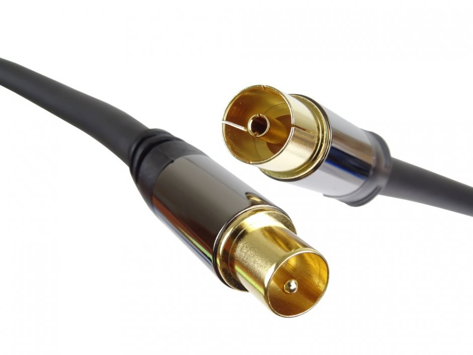 Imagine Cablu prelungitor coaxial antena 75Ohm (135dB) T-M 3m, kjqiec3