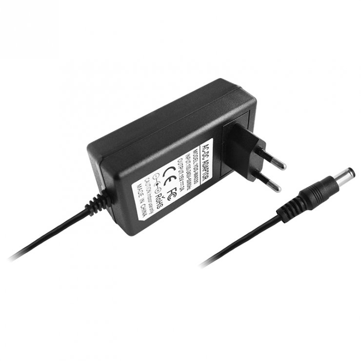 Imagine Incarcator priza la DC 5.5X2.5mm 15V/2A, KOM-YDS15V2A